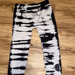 Zebra Print Yoga Leggins